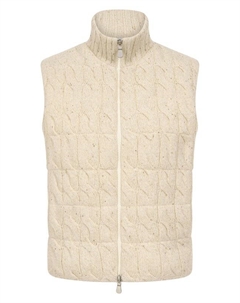 Жилет из шерсти и кашемира Gran sasso