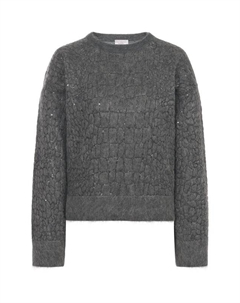 Свитер из шерсти и кашемира Brunello cucinelli