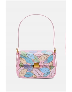 Сумка кросс-боди кожаная с принтом Alexander ts