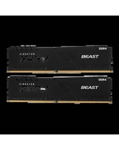 Оперативная память KINGSTON FURY Beast Black DIMM DDR4 16GB (2x8GB) 3200 MT/s (KF432C16BBK2/16WP) Kingston