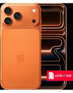 Смартфон Apple iPhone 17 Pro Max 1 Тб eSIM + SIM Cosmic Orange