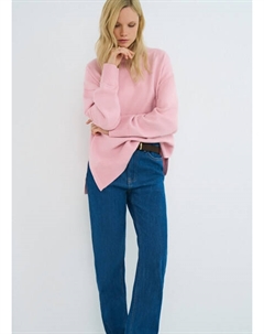 Джемпер с воротником-стойкой, Розовый Ostin