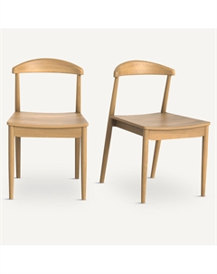 Комплект из 2 стульев, Galb La Redoute бежевый Am.pm.