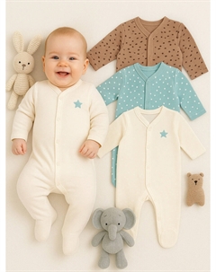 Комбинезон детский в наборе, 3 шт Mark formelle