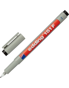 Маркер промышленный E-151/1 на водной основе для глянцевых поверхностей черный 0.6 мм Edding