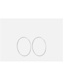 Серьги серебряные Hoop 30 mm 2 шт Baltsilver