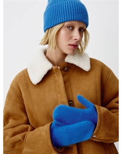 Варежки женские из смесовой ангоры Sela