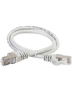 Кабель патч-корд F/UTP 6 кат. 1м PC01-C6FL-1M LSZH, серый Itk
