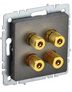 Розетка аудио BR-S40-K45 BRITE РА10-БрТБ Бронза Iek