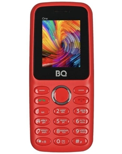 Мобильный телефон BQ 1800L One Red 1.77", BT, 2*nano SIM, 950 mAh Bq