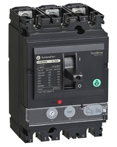 Автоматический выключатель в литом корпусе SPC100N040L3DF SYSTEMEPACT CCB100 50KA 3P3D TMD40 рычаг Systeme electric