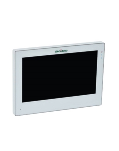 Видеодомофон SK-M07ATS с экраном 7", IPS сенсорный дисплей разрешением 1024*600. Поддержка форматов AHD/TVI/CVI (720P/1080P), CVBS (960H), PAL/N Skudo
