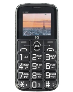Мобильный телефон BQ 1851 Respect Black 1.77 ", BT, 0.08MP, SIM: 2, 1400 mAh Bq