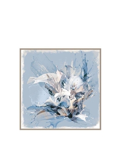 Платок шелковый с принтом Eleganzza