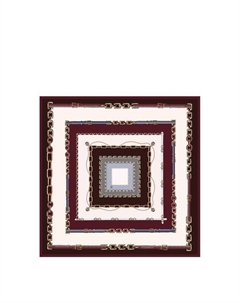 Платок шелковый с принтом Eleganzza