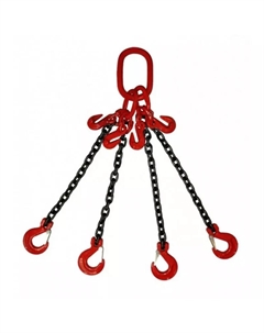 Строп цепной TOR 4СЦ 1014578, г/п 6,7 т, 2,0 м, с укорачивающими крюками Tor