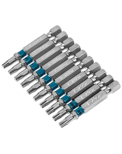Набор бит 11470, TORX 20х50, сталь S2, 10 шт. Gross