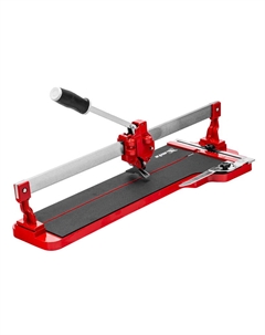 Плиткорез ручной 87591, монорельсовый, 600х14 мм, ходовая каретка,9/4, регулировка подшипников, литая станина Mtx