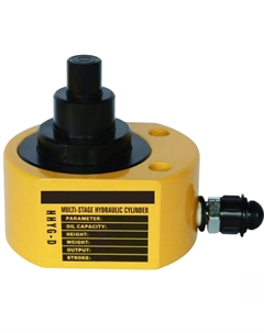 Домкрат гидравлический телескопический низкий HHYG-30D (ДТ30Г54) 1004677, 30 т (3 уровня) Tor