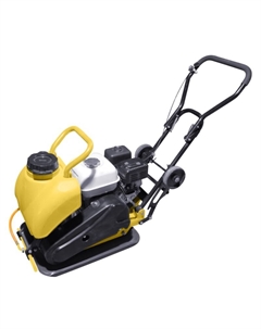 Виброплита бензиновая Hanskonner HPC110W Honda GX160, коврик, колеса