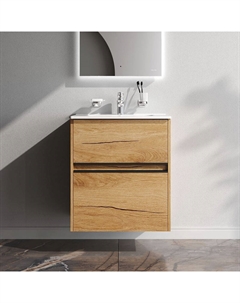Тумба под раковину 60 Sense M7BFUX0602OF подвесная/напольная на ножках, светлое дерево Am.pm.