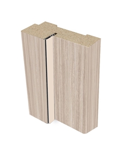 Коробка дверная Милан (Вертикаль) 70х26х2070 мм финишпленка ясень шимо с петлями (2,5 шт.) Verda
