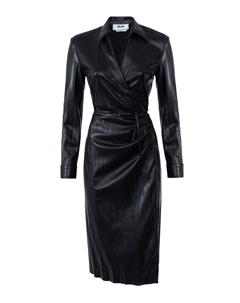 Платье из эко кожи Msgm