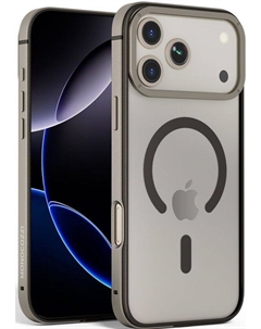 Чехол ARMOUR MagSafe для iPhone 17 Pro Max, титановый Monocozzi