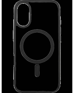 Чехол-накладка Wiwu Magsafe (MCC-101) для Apple iPhone 16 пластиковый (черная рамка)