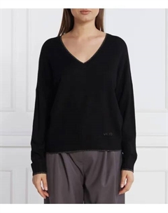 Свитер Regular fit, черный Liu jo