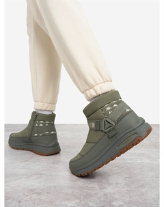 Кроссовки утепленные женские Falcade Puffy, Зеленый Kappa