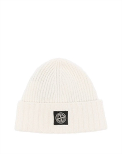 Шапка с нашивкой-компасом, нейтральный Stone island junior