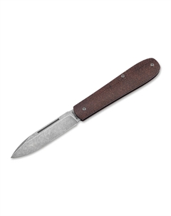 Складной нож Coffin Jute Micarta, сталь MagnaCut, рукоять микарта, коричневый Boker