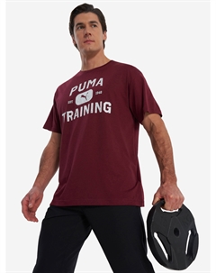 Футболка мужская Graphics Train Logo Relaxed, Красный Puma