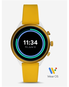 Спортивные часы FTW6053, iOS/Android, 44 мм, Желтый Fossil