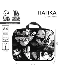 Папка для труда, а4, текстильная, 35×27×7 см Artfox study