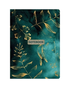 Блокнот Floral А5 96 листов разноцветный в клетку на сшивке (170х203 мм, 1596445) Attache selection