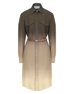 Шелковое платье Prada