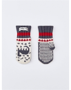 Вязаные варежки для мальчиков Sela