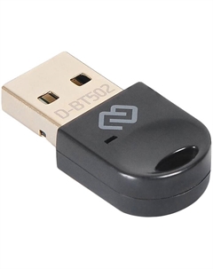 Адаптер USB D-BT502 bluetooth 5.0+EDR class 1.5 20м черный Digma