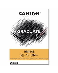 Альбом-склейка для смешанных техник "Graduate Bristol" 20 л 180 г Canson