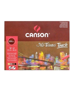 Альбом-склейка для пастели "Mi-Teintes Touch" 24х32 см 12 л 350 г 4 цв. Canson