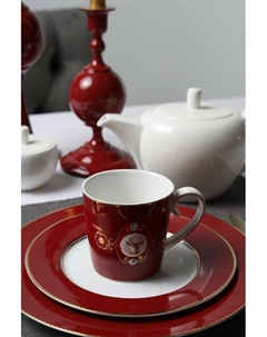 Кружка фарфоровая с принтом Love Birds Medallion Pip studio