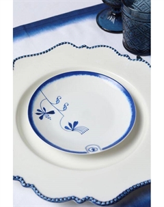 Тарелка фарфоровая с принтом The Blue Bird Pip studio