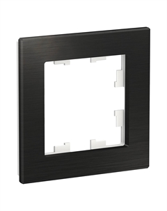 Рамка Schneider Electric ATLASDESIGN NATURE, 1-пост, металл оникс (ATN312301) Schneider electric