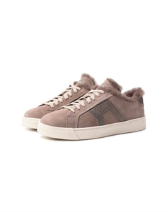 Замшевые кеды Santoni