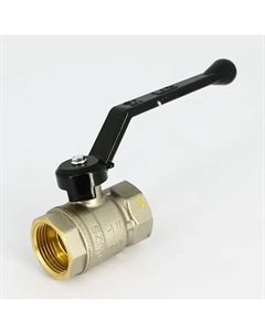 Кран шаровой прямой DN25 PN40 1" ВР латунь ручка рычаг Ld pride