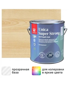Лак яхтный Unica Super Strong База ЕР бесцветный полуматовый 2.7 л Tikkurila