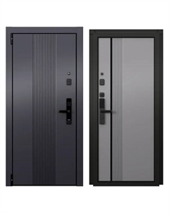 Входная дверь металлическая Протон Лайн 95x205 см левая гриджио Torex