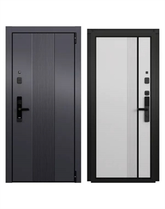 Входная дверь металлическая Протон Лайн 86x205 см правая бьянко Torex